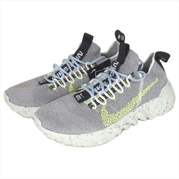 NIKE ナイキ CQ3986-002 SPACE HIPPIE01 VOLT スペースヒッピー01 THIS IS TRASH スニーカー グレー系 28cm【新古品】【未使用】【中古】