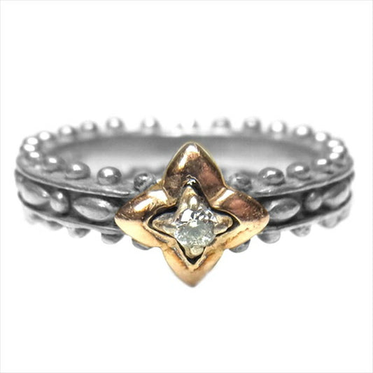 Loree Rodkin ローリーロドキン ラブアンドヘイト love&hate LHR79227 レディース リング シルバー 7号程度【中古】