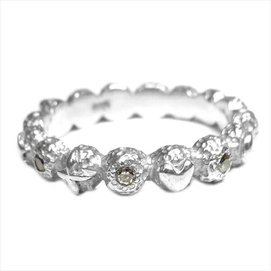 Loree Rodkin ローリーロドキン ラブアンドヘイト love&hate ジルコニア レディース リング シルバー 17号程度【中古】