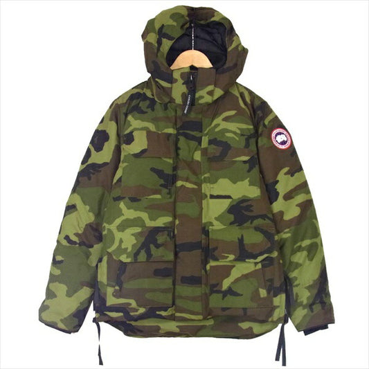 CANADA GOOSE カナダグース 国内正規 サザビーリーグ 4550M MAITLAND PARKA CAMO メイトランド パーカ カモ ダウン ジャケット カーキ(オリーブグリーン)系 S/P【中古】