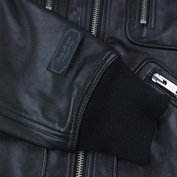 UNDERCOVER アンダーカバー 20ss UCY4205-1 Cindyprint leather jacket シープ レザー ジャケット ブラック系 2【極上美品】【中古】