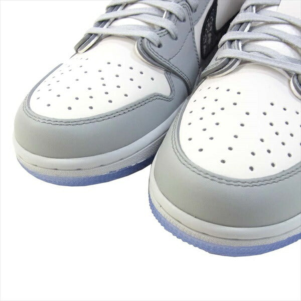 NIKE ナイキ × ディオール Dior 20SS AIR JORDAN 1 LOW OG DIOR CN8608-002 エアジョーダン スニーカー グレー系 26.5cm【新古品】【未使用】【中古】