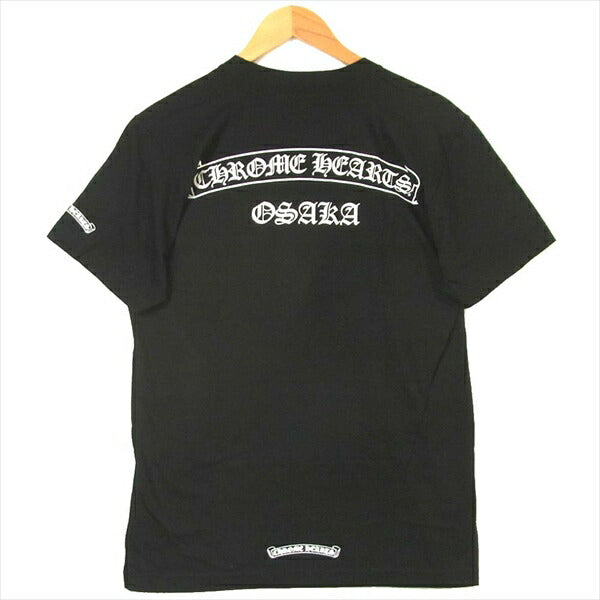 CHROME HEARTS クロムハーツ（原本無） SCRLLBL OSAKA 大阪限定 プリント ロゴ 半袖 Tシャツ ブラック系 M【極上美品】【中古】