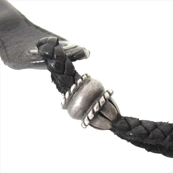 CHROME HEARTS クロムハーツ（原本有） 国内正規店原本付属 SHOE HORN SHORT シューホーン レザー 靴ベラ 黒系【中古】