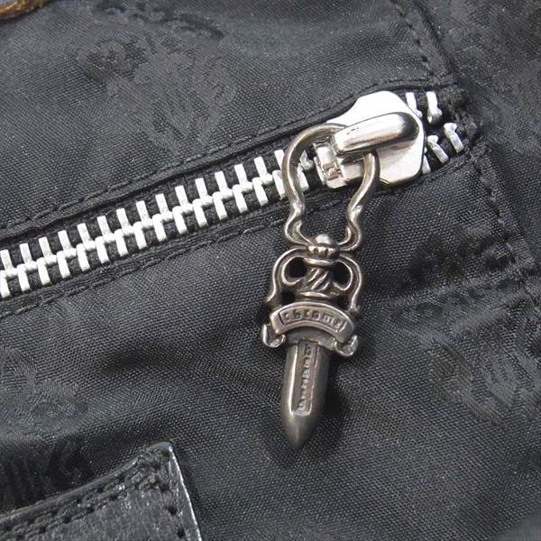 CHROME HEARTS クロムハーツ（原本無） FS TOTE タンクカモ 迷彩 レザー トート バッグ ブラウン系【中古】