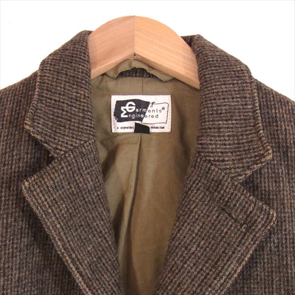Engineered Garments エンジニアードガーメンツ 3B ウール サファリ ジャケット ブラウン系 XS【中古】