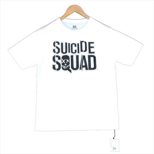 ESTNATION エストネーション スーサイドスクワッド ラインストーン Tシャツ 白系 白系 L【新古品】【未使用】【中古】