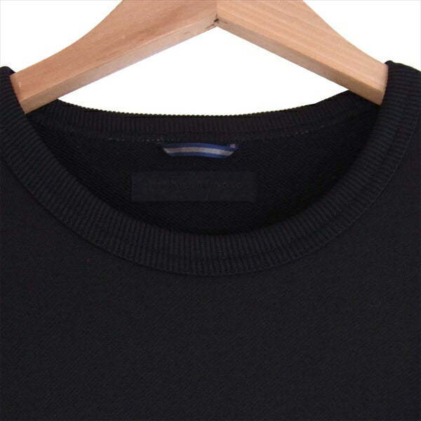 junhashimoto ジュンハシモト 18SS 1101810004 極美品 GR URAKE SWEAT リブ スウェット トレーナー スウェット 黒系 3【美品】【中古】