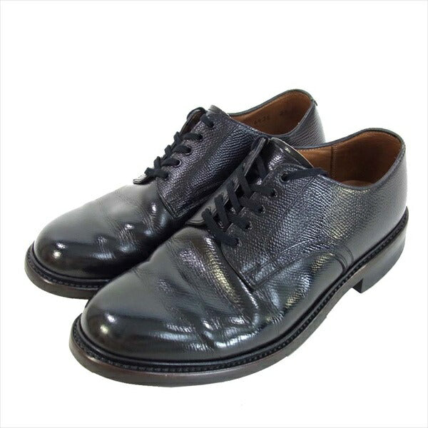 GLADHAND & Co. グラッドハンド × REGAL リーガル ポストマンシューズ プレーントゥ シューズ ブラック系 25b【中古】