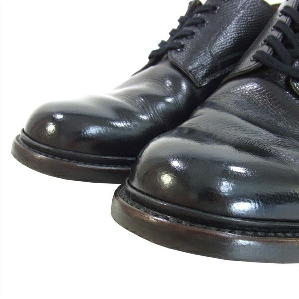 GLADHAND & Co. グラッドハンド × REGAL リーガル ポストマンシューズ プレーントゥ シューズ ブラック系 25b【中古】