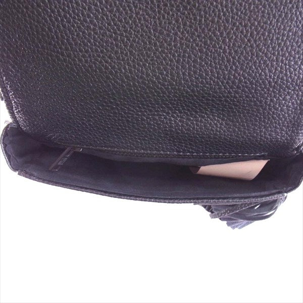 WOOLRICH ウールリッチ WWBAG0164 フリース切替 ミニ ショルダー バッグ ショルダーバッグ 黒系【中古】