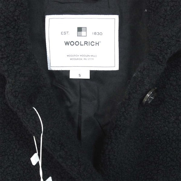 WOOLRICH ウールリッチ WWCPS2777 hazelton フリース ヘーイゼルトン レディース コート 黒系 S【新古品】【未使用】【中古】