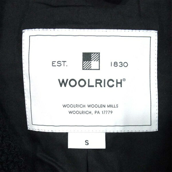 WOOLRICH ウールリッチ WWCPS2777 hazelton フリース ヘーイゼルトン レディース コート 黒系 S【新古品】【未使用】【中古】