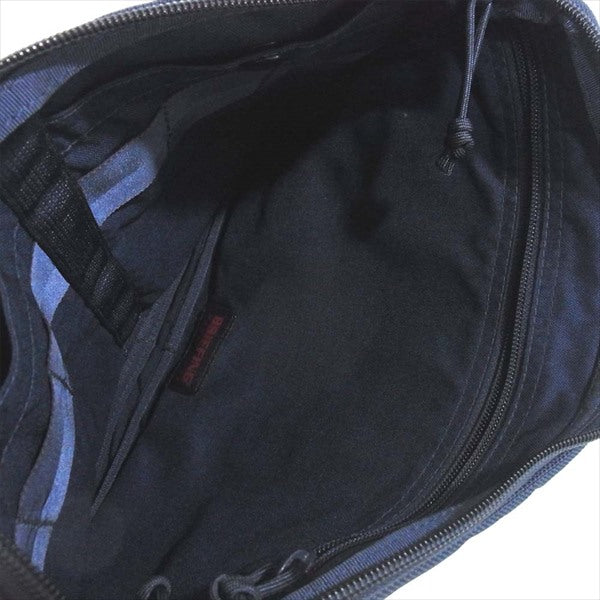 BRIEFING ブリーフィング ビームスプラス BEAMS PLUS 別注 2WAY DOCUMENT リバーシブル ケース USA製 バッグ ネイビー系【中古】