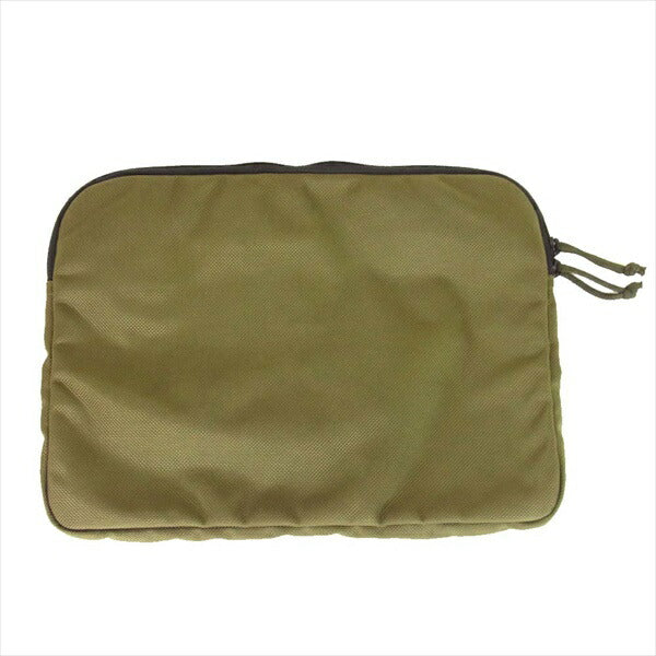 BRIEFING ブリーフィング 未使用品 ビームスプラス BEAMS PLUS 別注 2WAY DOCUMENT CASE リバーシブル ドキュメント ケース バッグ カーキ(オリーブグリーン)系【極上美品】【中古】