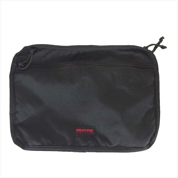BRIEFING ブリーフィング 未使用品 ビームスプラス BEAMS PLUS 別注 2WAY DOCUMENT CASE リバーシブル ドキュメント ケース バッグ カーキ(オリーブグリーン)系【極上美品】【中古】