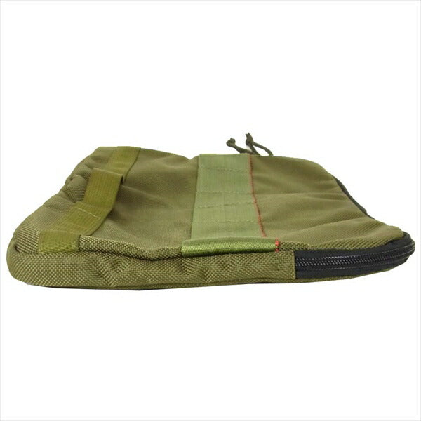 BRIEFING ブリーフィング 未使用品 ビームスプラス BEAMS PLUS 別注 2WAY DOCUMENT CASE リバーシブル ドキュメント ケース バッグ カーキ(オリーブグリーン)系【極上美品】【中古】