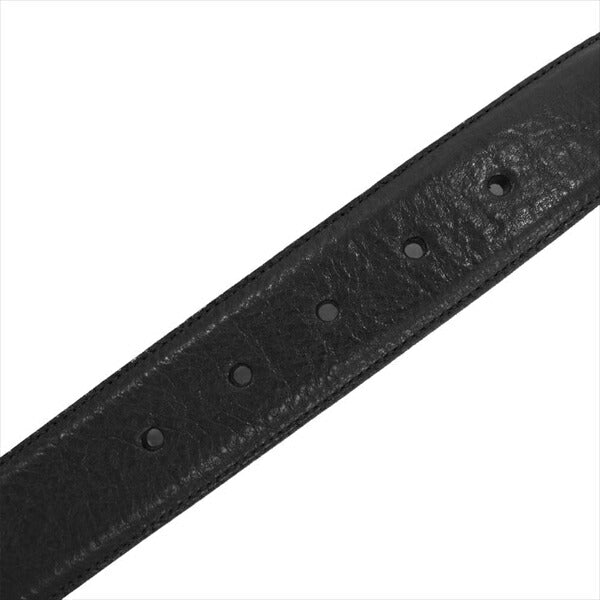 CHROME HEARTS クロムハーツ（原本無） レザーストラップ バックル無し ベルト ブラック系 30【中古】
