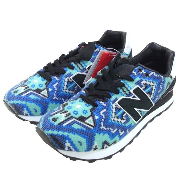 NEW BALANCE ニューバランス UL574RS3 RICARDO SECO スニーカー BLUE MULTI BLUE MULTI 27.5cm【新古品】【未使用】【中古】