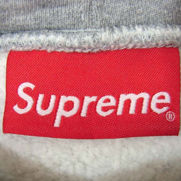 Supreme シュプリーム 20SS Eyelet Hooded Sweatshirt アイレット プルオーバー パーカー グレー系 S【美品】【中古】