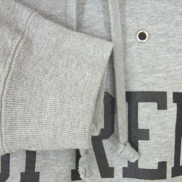 Supreme シュプリーム 20SS Eyelet Hooded Sweatshirt アイレット プルオーバー パーカー グレー系 S【美品】【中古】