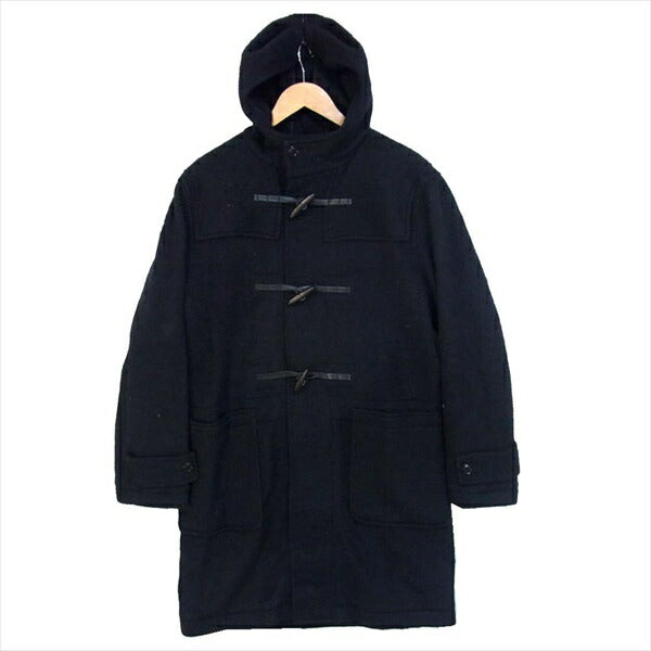 HYSTERIC GLAMOUR ヒステリックグラマー 02173AC03 アルパカ混 ウール ダッフル コート 黒系 黒系 S【美品】【中古】