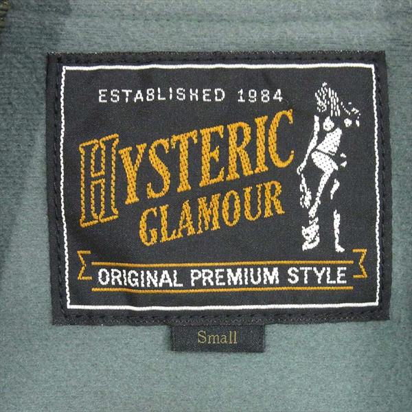 HYSTERIC GLAMOUR ヒステリックグラマー 02173AB02 17AW HYS LOGO PT コーチ ジャケット グリーン系 S【美品】【中古】