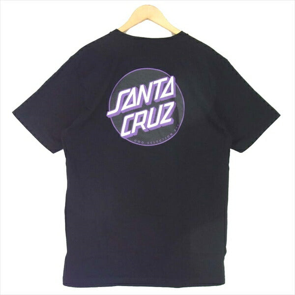 ゴッド セレクション GX-A20-SCST-03 SANTA CRUZ サンタクルーズ ロゴプリント Tシャツ 黒系 黒系 L【新古品】【未使用】【中古】