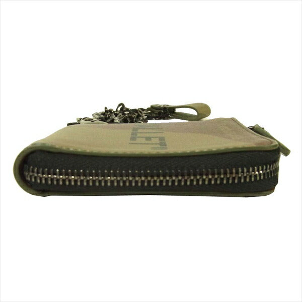 OFF-WHITE オフホワイト 国内正規品 19SS CAMOUFLAGE QUOTE ZIP WALLET ウォレット 財布 コインケース カーキ(オリーブグリーン)系  カーキ(オリーブグリーン)系【極上美品】【中古】