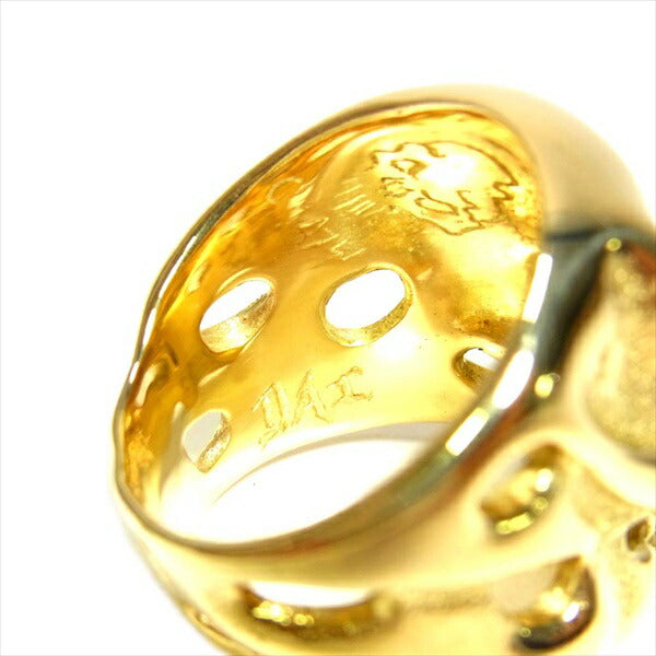 TRAVIS WALKER トラヴィスワーカー 18K OQ SKULL RING 18金 スカル