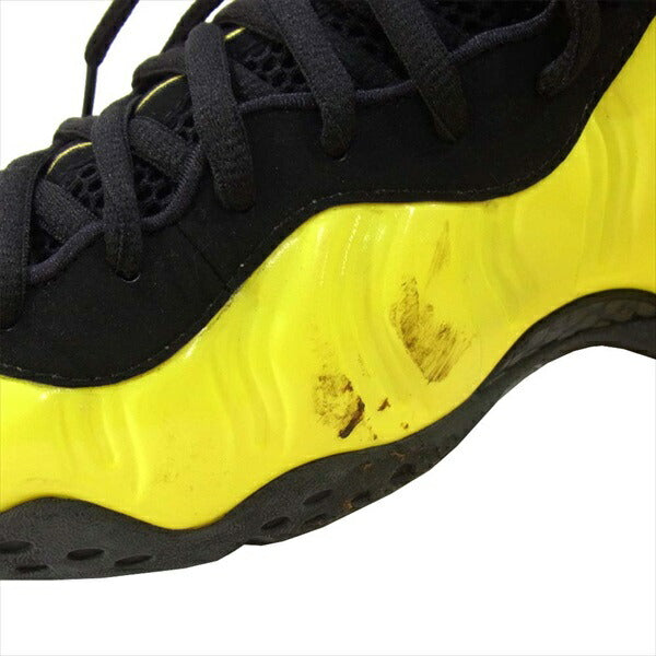 NIKE ナイキ 314996-701 AIR FOAMPOSITE ONE エアフォームポジット ワン OPTI YELLOW スニーカー イエロー系  イエロー系 26.5cm【中古】