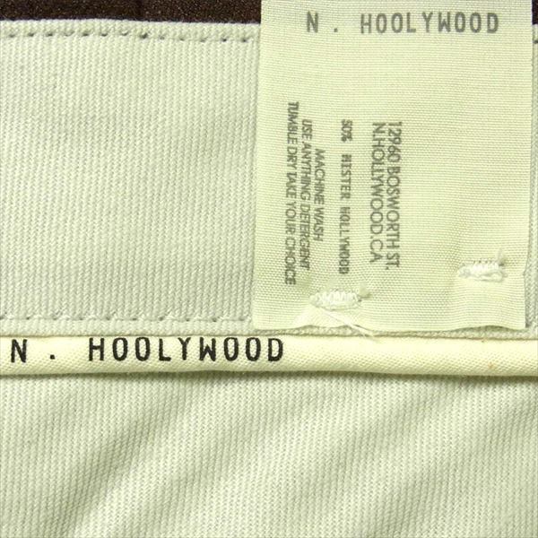 N.HOOLYWOOD エヌハリウッド 192-PT02-043 SLACKS PT スラックスパンツ ブラウン系 ブラウン系 36【中古】