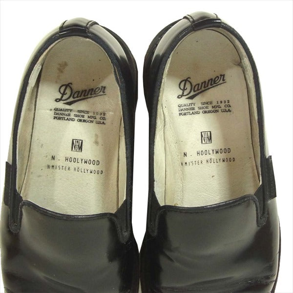 N.HOOLYWOOD エヌハリウッド × ダナー DANNER 19SS 291-se01 ローファー ドレスシューズ ブラック系  ブラック系 US6.5【中古】