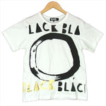 BLACK COMME des GARCONS ブラックコムデギャルソン 1C-T002 プリント コットン Tシャツ ホワイト系 ホワイト系 S【中古】