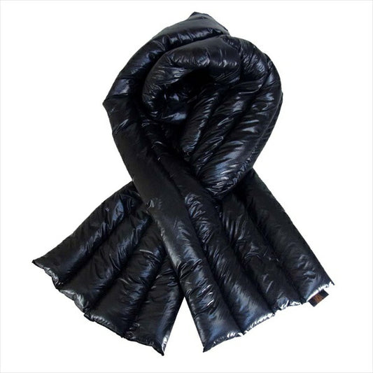 THE NORTH FACE ノースフェイス パープルレーベル Down Muffler 光電子 ダウン マフラー ブラック系  ブラック系【美品】【中古】