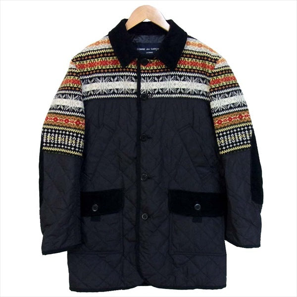 COMME des GARCONS HOMME HOMME コムデギャルソンオムオム × gim 18AW ナイロンタフタ コート 黒系 S【美品】【中古】