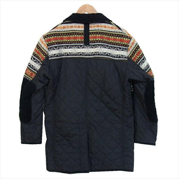 COMME des GARCONS HOMME HOMME コムデギャルソンオムオム × gim 18AW ナイロンタフタ コート 黒系 S【美品】【中古】