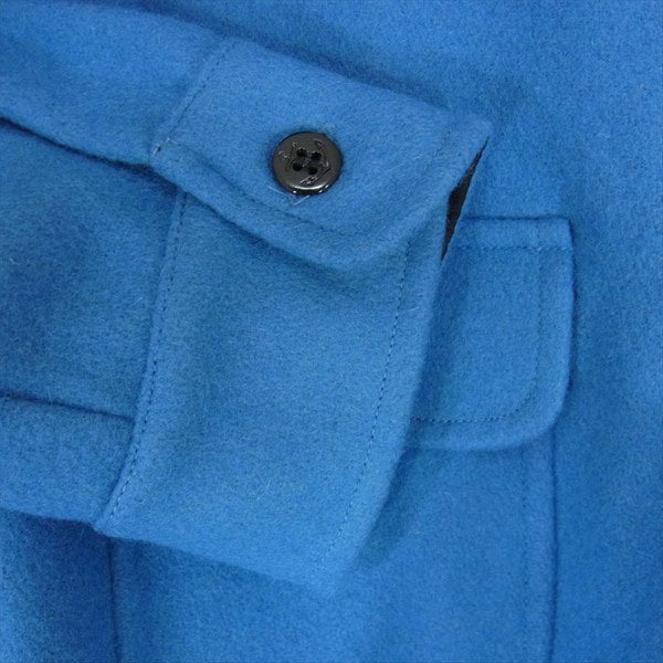 FIDELITY フェデリティー 24139Ｒ CPO Shrit Jacket メルトン ウール 長袖シャツ ブルー系 XL【美品】【中古】