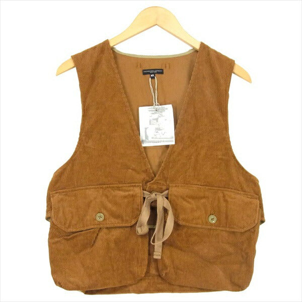 Engineered Garments エンジニアードガーメンツ 18AW Fowl Vest-8W Corduroy コーデュロイ ベスト ジレ ブラウン系 ブラウン系 XS【美品】【中古】