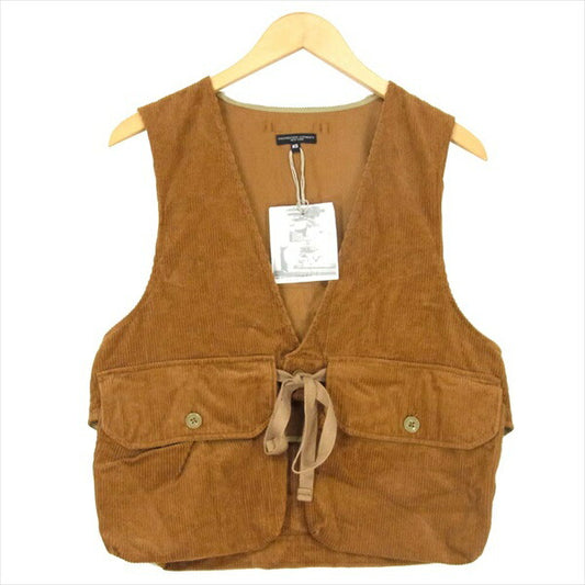 Engineered Garments エンジニアードガーメンツ 18AW Fowl Vest-8W Corduroy コーデュロイ ベスト ジレ ブラウン系 ブラウン系 XS【美品】【中古】