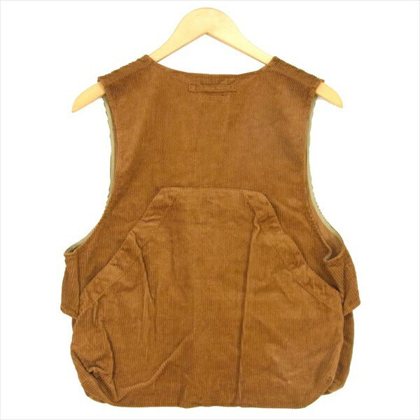 Engineered Garments エンジニアードガーメンツ 18AW Fowl Vest-8W Corduroy コーデュロイ ベスト ジレ ブラウン系 ブラウン系 XS【美品】【中古】
