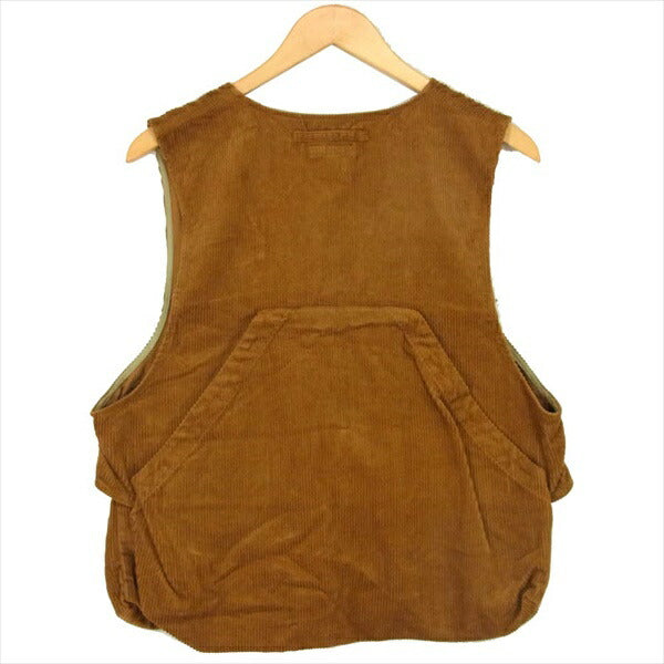 Engineered Garments エンジニアードガーメンツ 18AW Fowl Vest-8W Corduroy コーデュロイ ベスト ジレ ブラウン系 M  ブラウン系 M【美品】【中古】