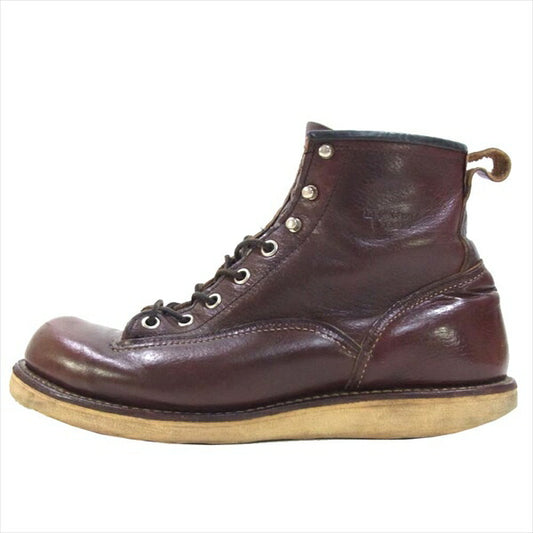RED WING レッドウィング 2906 ラインマン ワークブーツ ダークブラウン系 ダークブラウン系 US8D【中古】