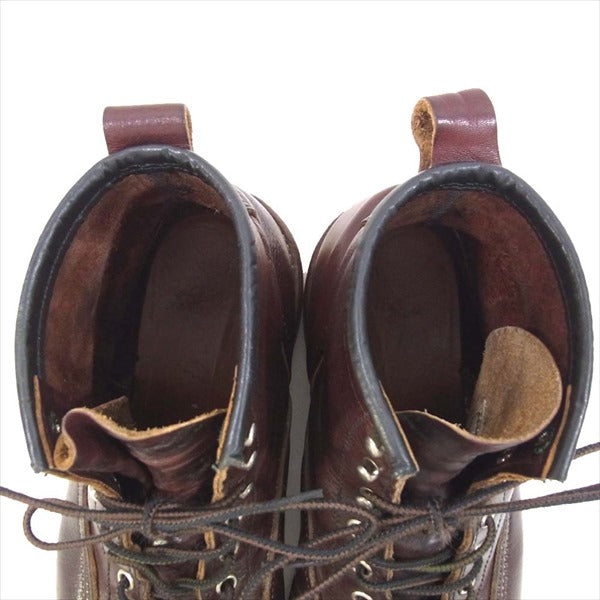 RED WING レッドウィング 2906 ラインマン ワークブーツ ダークブラウン系 ダークブラウン系 US8D【中古】