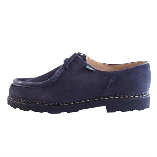 Paraboot パラブーツ 未使用 715844 MICHAEL MARCHE VEL MARINE ミカエル スエード チロリアンシューズ ネイビー系 45【極上美品】【中古】