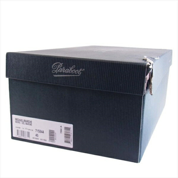 Paraboot パラブーツ 未使用 715844 MICHAEL MARCHE VEL MARINE ミカエル スエード チロリアンシューズ ネイビー系 45【極上美品】【中古】