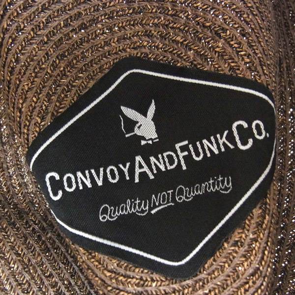 RADIALL ラディアル CONVOY AND FUNK ストローハット 帽子 ブラウン系 60【中古】