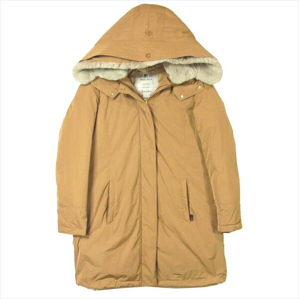 WOOLRICH ウールリッチ Spick & Span別注 BOW BRIDGE WWCPS2870 ボウブリッジ ダウン レディース コート ライトブラウン系 XS【美品】【中古】
