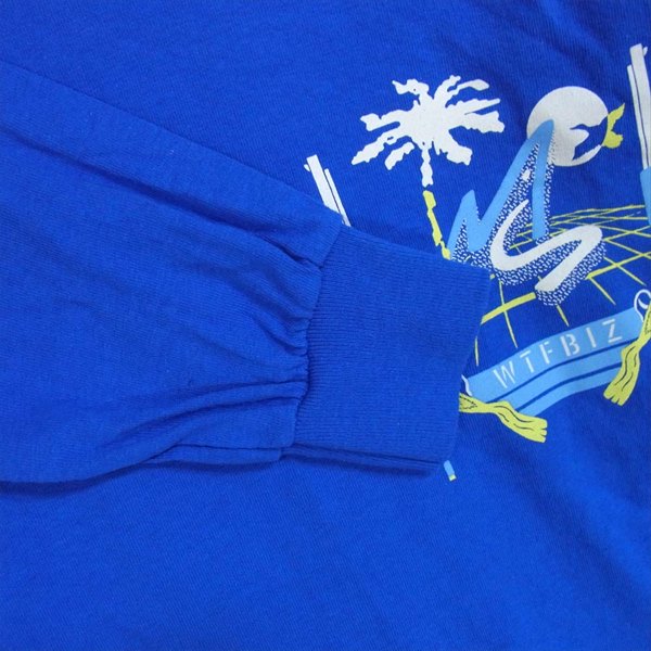 マシス T-Shirt L/S W プリント ロングスリーブカットソー 長袖 コットン カットソー ROYAL M【中古】