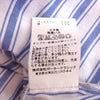 PORTER CLASSIC ポータークラシック BASQUE STRIPE SHIRT バスク ストライプ 半袖シャツ 白×青 白×青 S【中古】